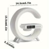 Kouzone Wireless Speaker with Ambient Light & Charging Pad – Music Sync, USB-C, Rechargeable Battery Kouzone