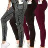 04ec0c1c-b8f1-4f12-8fb1-81afba00f068.jpg 3pcs High-Waist Yoga Leggings with Pockets โ Tummy Control, Slimming & Breathable Fabric