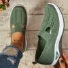 Women's Casual Slip-On Sneakers – Breathable, EVA Sole, Comfortable All-Season Footwear