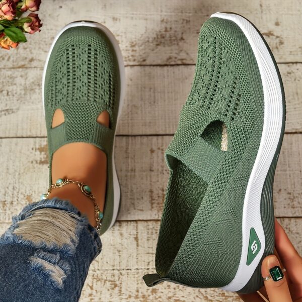 Women's Casual Slip-On Sneakers – Breathable, EVA Sole, Comfortable All-Season Footwear - Image 2