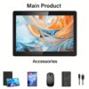 11-inch 2-in-1 Android 14 Tablet – 12GB RAM, 256GB Storage, with Keyboard, Mouse, Case & Stylus