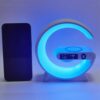 Kouzone Wireless Speaker with Ambient Light & Charging Pad – Music Sync, USB-C, Rechargeable Battery Kouzone