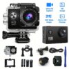 1080P HD Action Camera – Ultra HD Recording, 140° Wide-Angle Lens, LCD Screen, Digital Stabilization