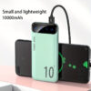 10000-20000mAh Portable Power Bank – Dual USB Output, LED Display, Type-C/Micro Input – Gift for iOS/Android Devices