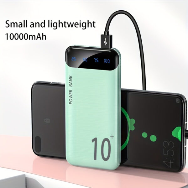 10000-20000mAh Portable Power Bank – Dual USB Output, LED Display, Type-C/Micro Input – Gift for iOS/Android Devices - Image 10