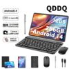 11-inch 2-in-1 Android 14 Tablet – 12GB RAM, 256GB Storage, with Keyboard, Mouse, Case & Stylus