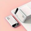 10000-20000mAh Portable Power Bank – Dual USB Output, LED Display, Type-C/Micro Input – Gift for iOS/Android Devices
