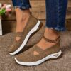Women's Casual Slip-On Sneakers – Breathable, EVA Sole, Comfortable All-Season Footwear