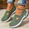 Women's Casual Slip-On Sneakers – Breathable, EVA Sole, Comfortable All-Season Footwear