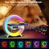 Kouzone Wireless Speaker with Ambient Light & Charging Pad – Music Sync, USB-C, Rechargeable Battery Kouzone