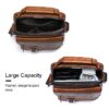 Leather Crossbody Shoulder Bag – Vintage Handbag & Business Bag