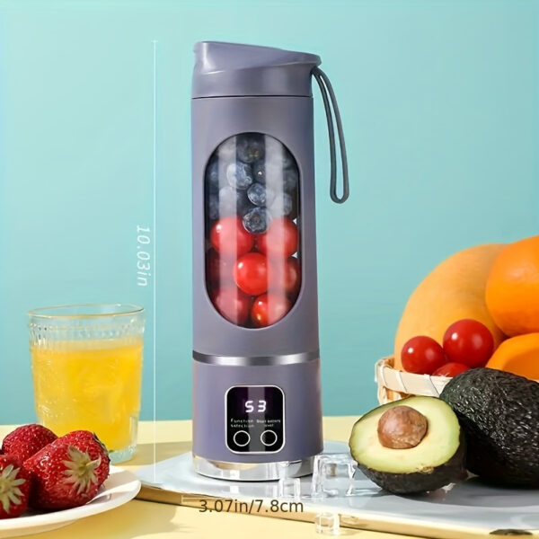 10.14oz Portable USB Blender & Juicer – Easy Clean, Perfect for Fruit Drinks & Milkshake - Image 7