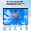 11-inch 2-in-1 Android 14 Tablet – 12GB RAM, 256GB Storage, with Keyboard, Mouse, Case & Stylus