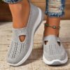 Women's Casual Slip-On Sneakers – Breathable, EVA Sole, Comfortable All-Season Footwear