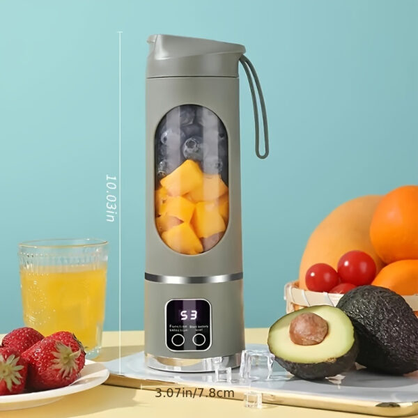 10.14oz Portable USB Blender & Juicer – Easy Clean, Perfect for Fruit Drinks & Milkshake - Image 5