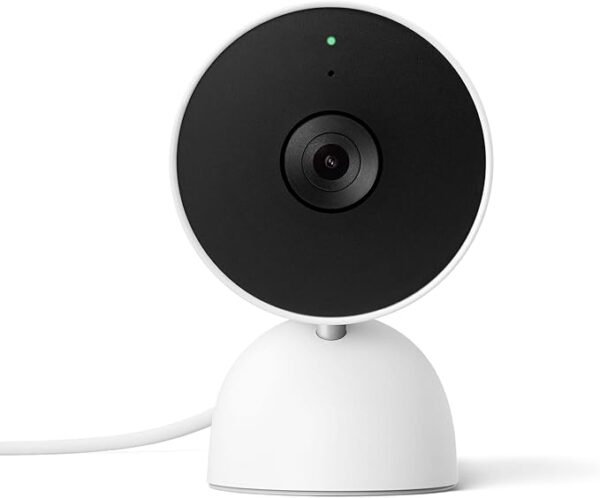 Google GJQ9T Nest Cam (Indoor, Wired) Security Camera - Smart Home WiFi Camera