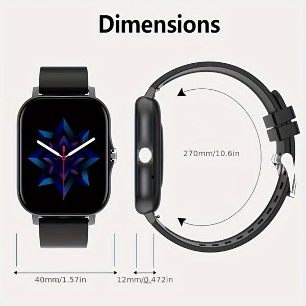 1.85-inch Full-Touch HD Smart Watch – Wireless Calls, Sports & Sleep Monitoring, Compatible with Android & iOS - Image 6