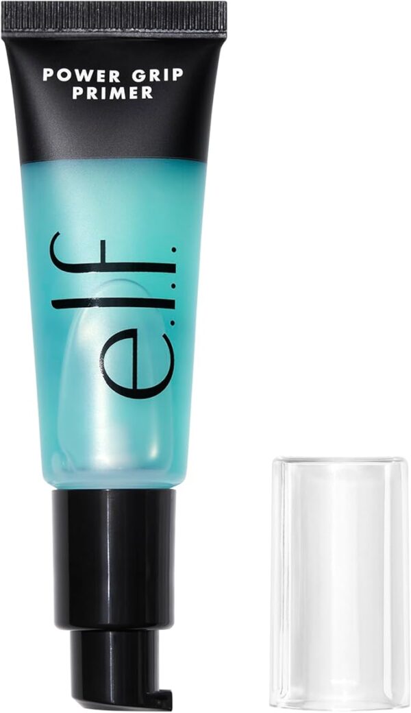 e.l.f. Power Grip Primer, Gel-Based & Hydrating Face Primer For Smoothing Skin & Gripping Makeup, Moisturizes & Primes, 0.811 Fl Oz, Clear