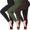 61GJWH2zo-S._AC_SX569_ SINOPHANT High Waisted Leggings for Women, Buttery Soft Elastic Opaque Tummy Control Leggings,Plus Size Workout Gym Yoga Stretchy Pants