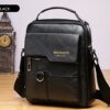 Leather Crossbody Shoulder Bag – Vintage Handbag & Business Bag