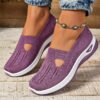 Women's Casual Slip-On Sneakers – Breathable, EVA Sole, Comfortable All-Season Footwear