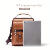 Leather Crossbody Shoulder Bag – Vintage Handbag & Business Bag