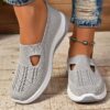 Women's Casual Slip-On Sneakers – Breathable, EVA Sole, Comfortable All-Season Footwear