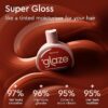 Glaze Super Gloss Colour Conditioning Gloss – Glace Cherry for Natural Light to Dark, Brown or Red Hair – Rinse Out Semi-Permanent Hair Gloss that Enhances Colour and Boosts Shine & Hydration