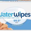 WaterWipes Baby Wipes 9x60 Pack Sensitive Newborn Biodegradable Unscented, 99.9% water (540 Wet Wipes), White (Packaging may vary)