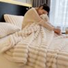 765c7b0c-4e73-48d3-aa02-24e655405e99-2.jpg Rabbit Fur Throw Blanket – Soft, Warm & Cozy for Couch, Bed & Travel – All-Season Gift