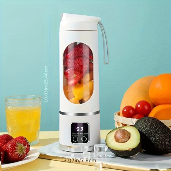 10.14oz Portable USB Blender & Juicer – Easy Clean, Perfect for Fruit Drinks & Milkshake - Image 3