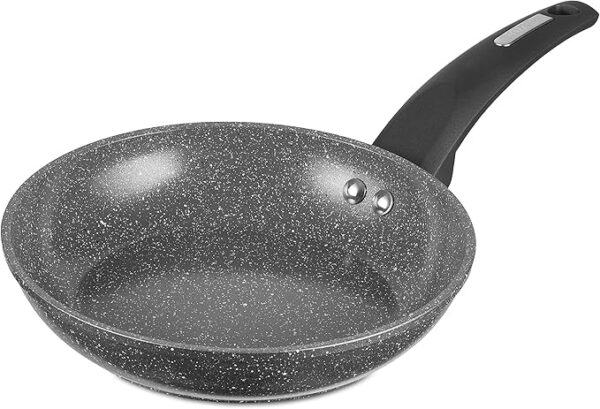 Tower Cerastone T81222 Forged Frying Pan with Non-Stick Coating and Soft Touch Handles, Graphite, 20 cm