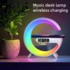 Kouzone Wireless Speaker with Ambient Light & Charging Pad – Music Sync, USB-C, Rechargeable Battery Kouzone