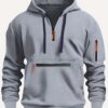 87b3f0e1-9a35-47d4-aa08-5e98103d27b6.jpg Men's Cozy Hooded Sweatshirt – Soft Long Sleeve, Kangaroo Pocket & Half-Zip for Fall/Winter