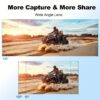 1080P HD Action Camera – Ultra HD Recording, 140° Wide-Angle Lens, LCD Screen, Digital Stabilization
