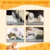 3-in-1 Rechargeable Steam Pet Brush – Self-Cleaning, Massage & Hair Removal for Cats & Dogs