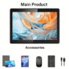 11-inch 2-in-1 Android 14 Tablet – 12GB RAM, 256GB Storage, with Keyboard, Mouse, Case & Stylus