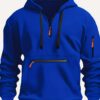 c714a8b0-c426-4a07-869e-535916472058.jpg Men's Cozy Hooded Sweatshirt – Soft Long Sleeve, Kangaroo Pocket & Half-Zip for Fall/Winter