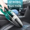 d7f56760-1758-40d1-a19a-8b1f5757c7cd 12V Handheld Car Vacuum Cleaner – Strong Suction, Portable Dust Remover for Pet Hair, Crevice Tool & Flat Nozzle