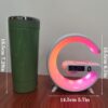 Kouzone Wireless Speaker with Ambient Light & Charging Pad – Music Sync, USB-C, Rechargeable Battery Kouzone