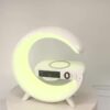 Kouzone Wireless Speaker with Ambient Light & Charging Pad – Music Sync, USB-C, Rechargeable Battery Kouzone