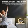 Kouzone Wireless Speaker with Ambient Light & Charging Pad – Music Sync, USB-C, Rechargeable Battery Kouzone