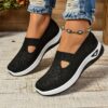 Women's Casual Slip-On Sneakers – Breathable, EVA Sole, Comfortable All-Season Footwear