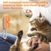 3-in-1 Rechargeable Steam Pet Brush – Self-Cleaning, Massage & Hair Removal for Cats & Dogs