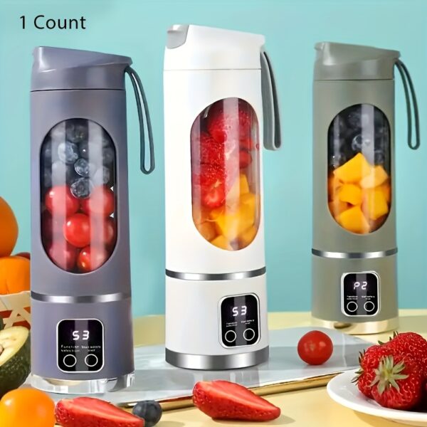 10.14oz Portable USB Blender & Juicer – Easy Clean, Perfect for Fruit Drinks & Milkshake