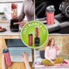 Breville Blend Active Personal Blender & Smoothie Maker | 350W | 1 Portable Blend Active Bottle (600ml) | Leak Proof Lid | Black & Gold [VBL251]